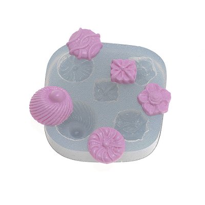 Molde de  Silicone 043 - Quinteto de Botões