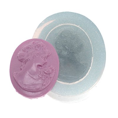 Molde de  Silicone 060 - Camafeu Francês Grande - Flexarte