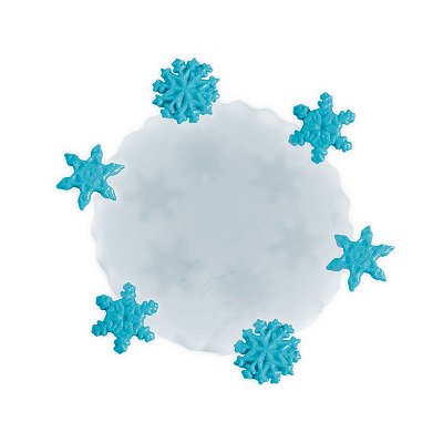 Molde de  Silicone 098 - Floco de Neve Sortido Pequeno