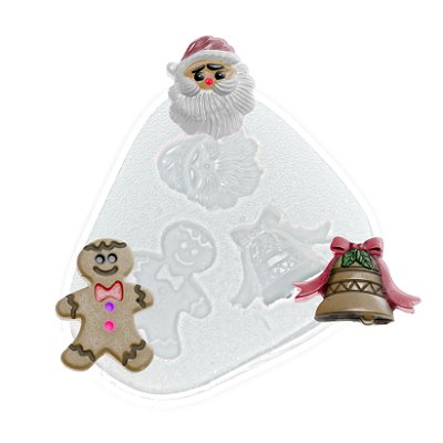 Molde de  Silicone 135 - Trio de Natal 3