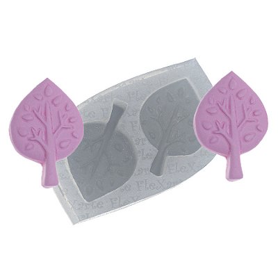 Molde de  Silicone 152 - Dupla de Árvores