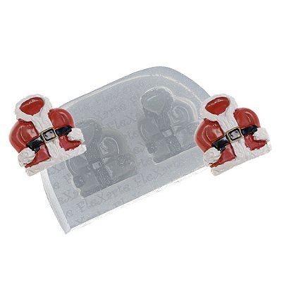 Molde de  Silicone 176 - Roupas de Papai Noel