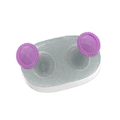 Molde de  Silicone 211 - Mini Jóia Oval