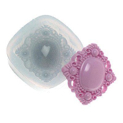Molde de  Silicone 231 - Broche 4 Pontas