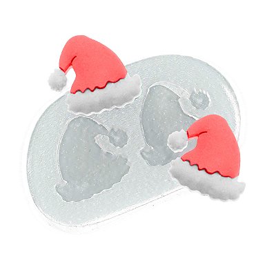 Molde de  Silicone 239 - Dupla de Toca de Natal
