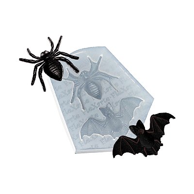 Molde de  Silicone 242 - Morcego Aranha - Halloween Flexarte