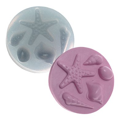 Molde de  Silicone 252 - Mini Crustáceos