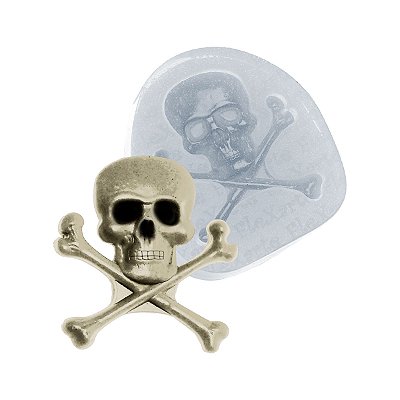 Molde de  Silicone 254 - Caveira Pirata - Halloween Flexarte