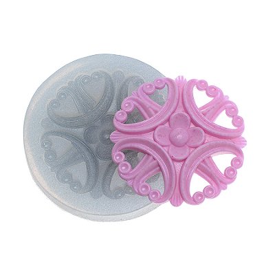 Molde de  Silicone 269 - Broche 8 Pontas