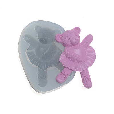 Molde de  Silicone 312 - Ursa Bailarina Grande