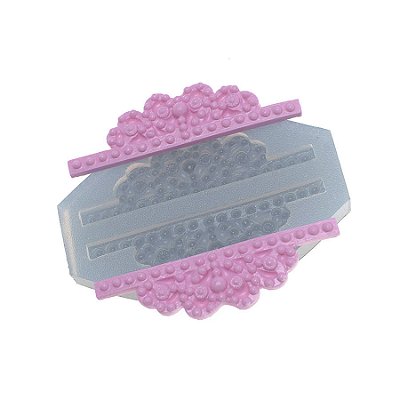 Molde de  Silicone 339 - Dupla de Coroas