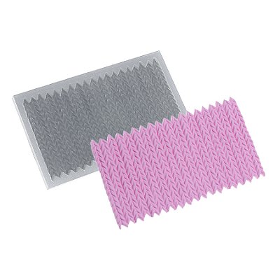 Molde de  Silicone 355 - Crochê Zig-Zag