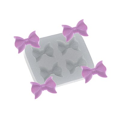 Molde de  Silicone 365 - Quarteto de Lacinhos Zaria