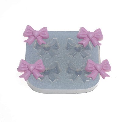 Molde de  Silicone 370 - Quarteto de Lacinhos 1