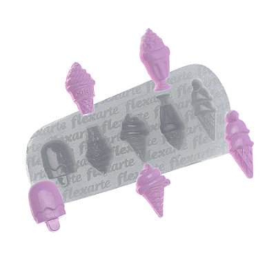 Molde de  Silicone 387 - Mini Sorvetes Taylor