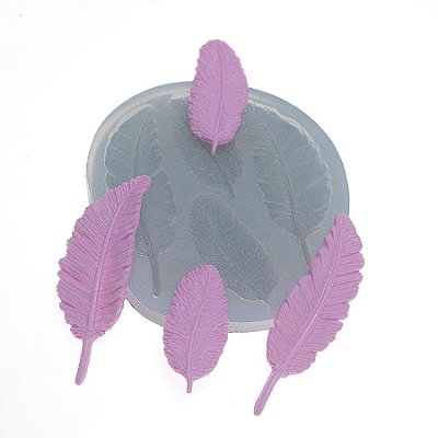 Molde de  Silicone 401 - Quarteto de Penas