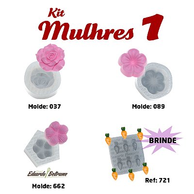 Kit Mulheres 1 (037, 089, 0662 + Brinde (0721)