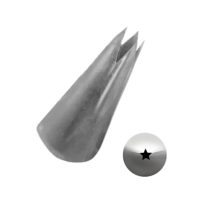 Bico Confeitaria M1 - Med. 3,6X1,9X1,9Cm