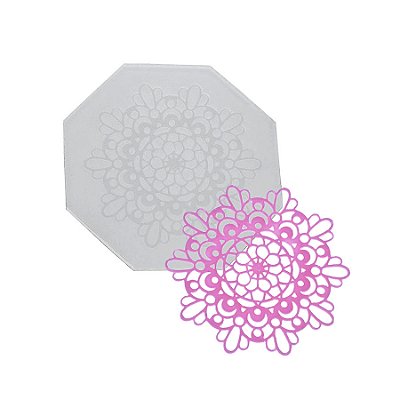 Molde de  Silicone 419 - Renda Octogonal