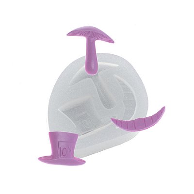 Molde de  Silicone 447 - Chapéu + Cogumelo