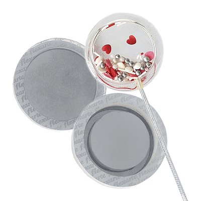 Molde de  Silicone 488 - Pirulito Redondo Chocalho 6 Cm