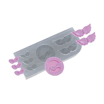 Molde de  Silicone 495 - Máscaras de Carnaval New Orleans
