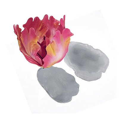 Molde de  Silicone 506 - Marcador de Tulipa Crespa