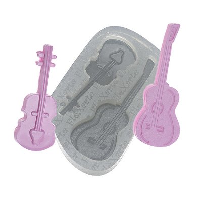 Molde de  Silicone 521 - Dois Violões