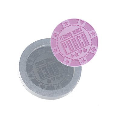 Molde de  Silicone 525 - Ficha de Poker