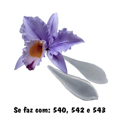 Molde de  Silicone 540 - Marcador de Orquídea Inferior