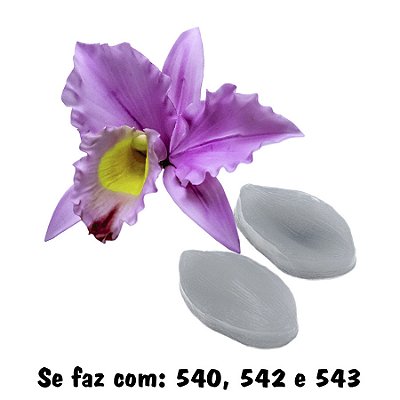 Molde de  Silicone 543 - Marcador de Orquídea Superior