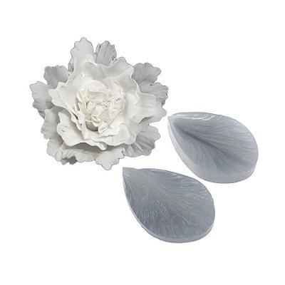 Molde de  Silicone 546 - Marcador de Peônia