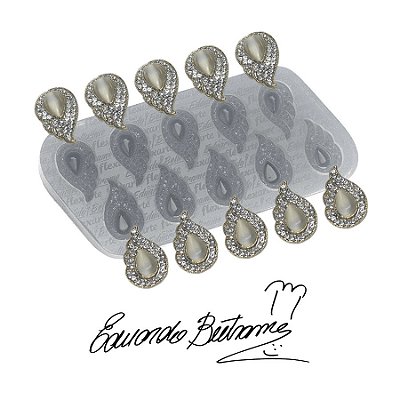 Molde de  Silicone 560 - Jóia Pró - Asinha Brooke Média X10 - EB