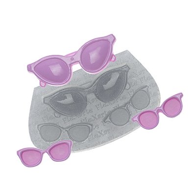 Molde de  Silicone 564 - Conjunto de Óculos