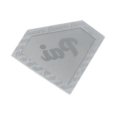 Molde de  Silicone 586 - Tampa de Pirulito Chocalho Diamante  PAI 7 Cm