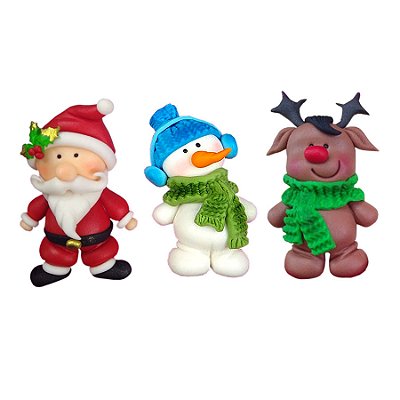 Molde de  Silicone 631 - Bonequinha Caricaturas Variadas - Pijaminhas