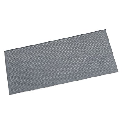 Molde de  Silicone 649 - Tapete Ponto Cruz Retangular Grande 39x18 cm