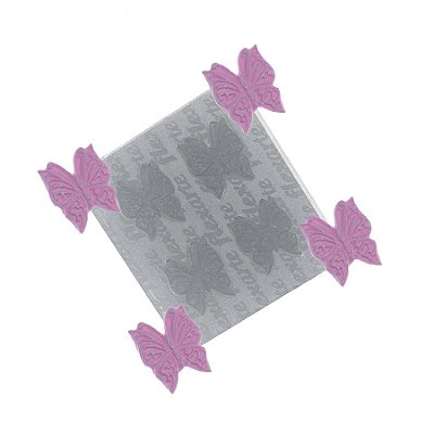 Molde de  Silicone 659 - Borboletas Oceans