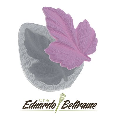 Molde de  Silicone 663 - Folha Seca Grande - EB
