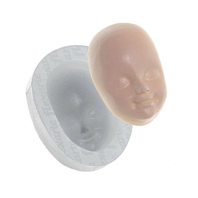 Molde de  Silicone 669 - Rostinho Princesas, Santas, etc - Variados Rostos