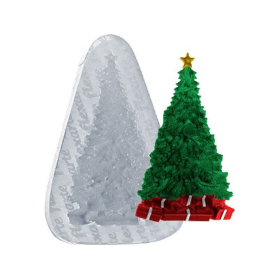 Molde de  Silicone 671 - Árvore de Natal Style
