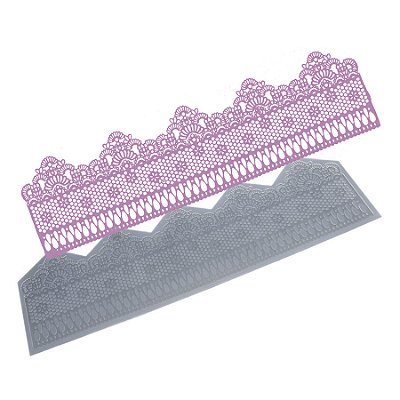 Molde de  Silicone 679 - Renda Shyla Castle