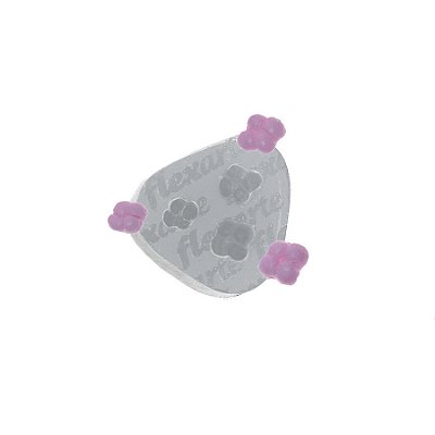 Molde de  Silicone 714 - Trio de Miolinhos da Flor Hortênsia
