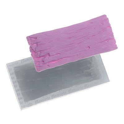 Molde de  Silicone 723 - Casca de Árvore Ret -  Pequena