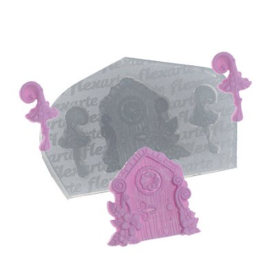 Molde de  Silicone 731 - Portinha Medieval Ret -  Pequena