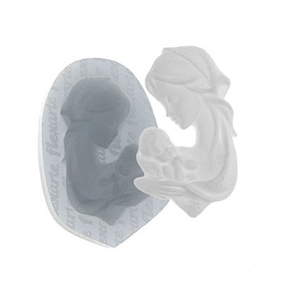 Molde de  Silicone 742 - Madonna com Bebê