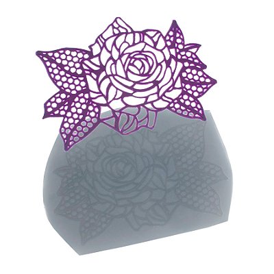 Molde de  Silicone 778 - Renda de Rosa Donna Média