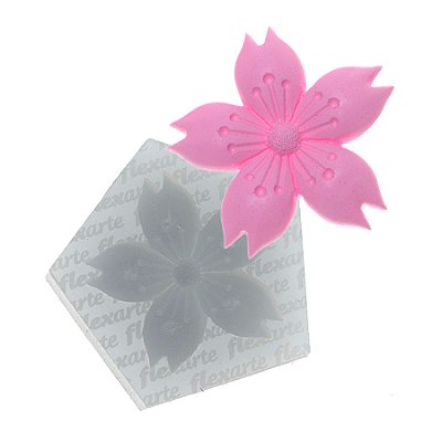 Molde de  Silicone 802 - Flor Japonesa Haiobassam