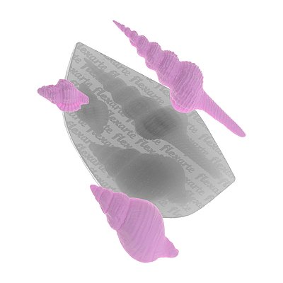 Molde de  Silicone 843 - Trio de Conchas Ladonna Médias