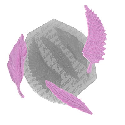 Molde de  Silicone 850 - Trio de Folhas Talula Ula